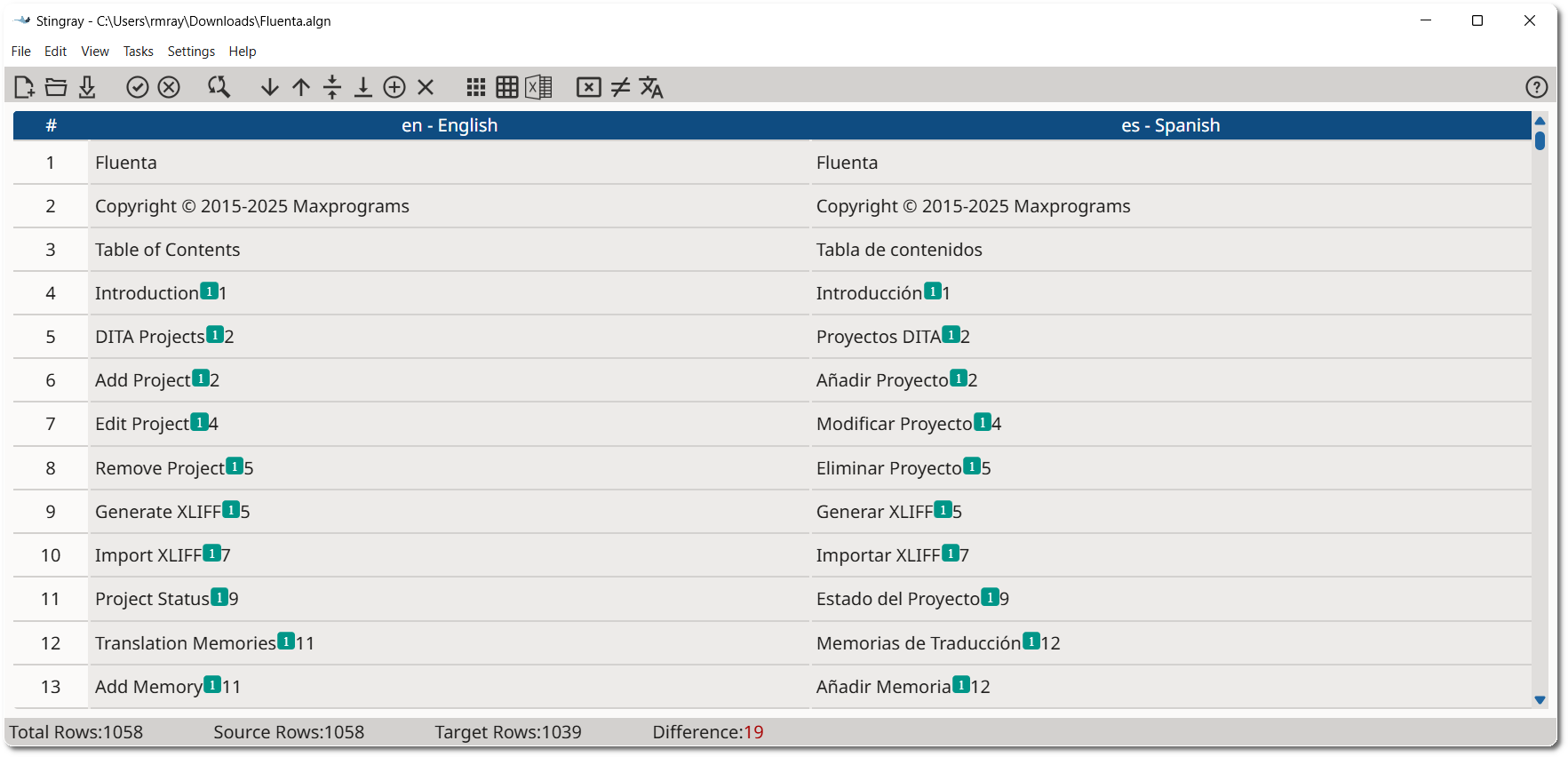 Stingray User Interface