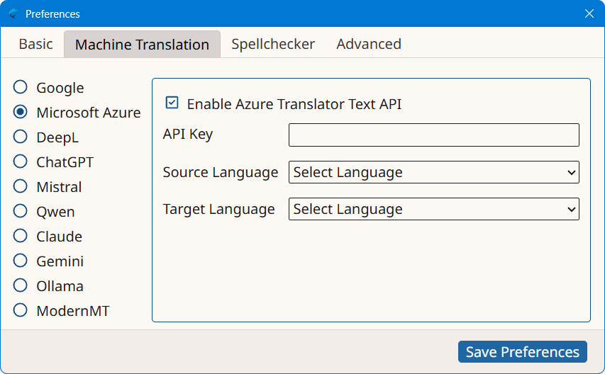 Azure Translator Text API