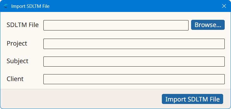 Import SDLTM File Dialog