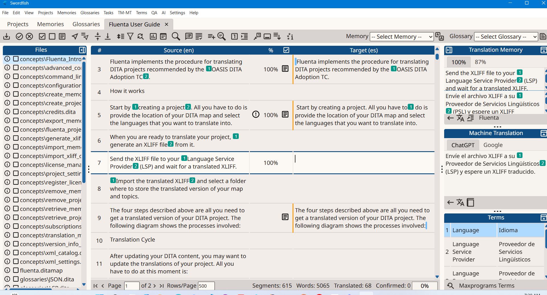 Project in Translation