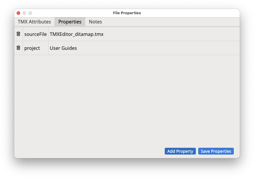 File Properties Dialog