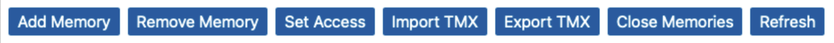 RemoteTM Toolbar Buttons