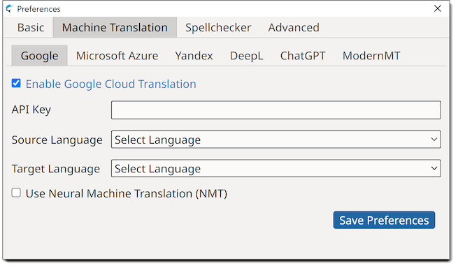 Google Cloud Translation